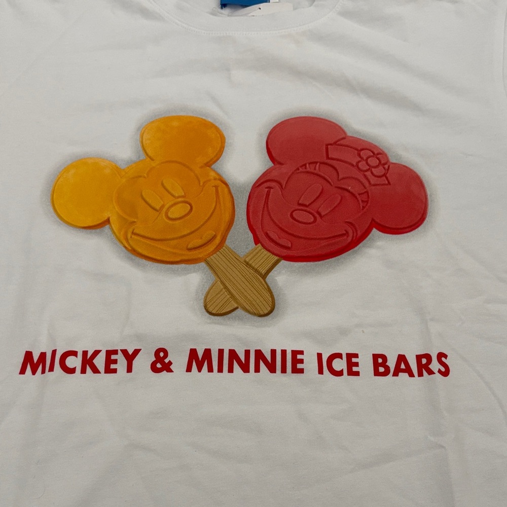 Mickey & Minnie Ice Bars Kids T-Shirt - White, Red, Yellow